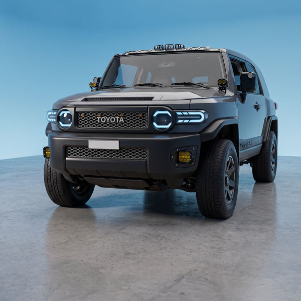 FJ Cruiser with Square Wing Delete Brackets