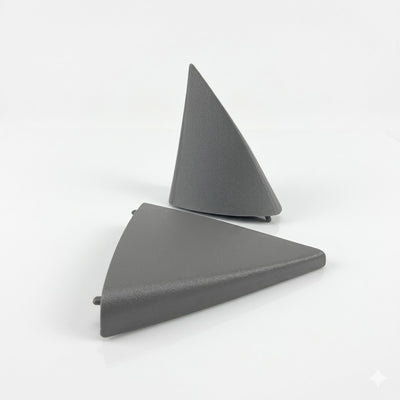 Mercedes R129 Door Mirror Triangle Trims Grey A1297200711 A1297200811