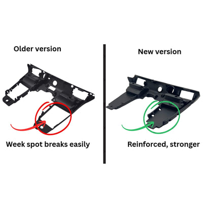 Upgraded Mercedes R129 Dome Light Bracket & Lens Frames | Reinforced ASA