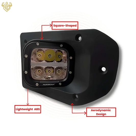 5″ Square FJ cruiser fog lights  | Rigid Custom Works