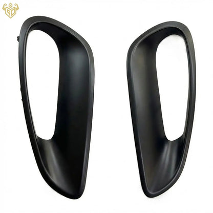 replacement side intake covers for Porsche 911 GT3 RS in stealth matte black.