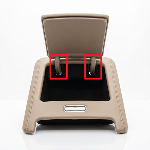 Maybach 62 62S Rear Floor Console Armrest Lid Hinges | Set of 2 24068018789C05