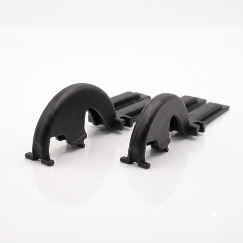 Maybach 62 62S Rear Floor Console Armrest Lid Hinges | Set of 2 24068018789C05