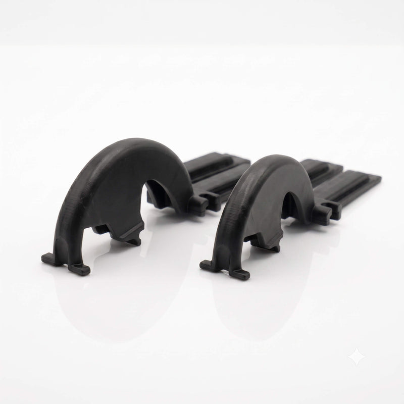 Maybach 62 62S Rear Floor Console Armrest Lid Hinges | Set of 2 24068018789C05