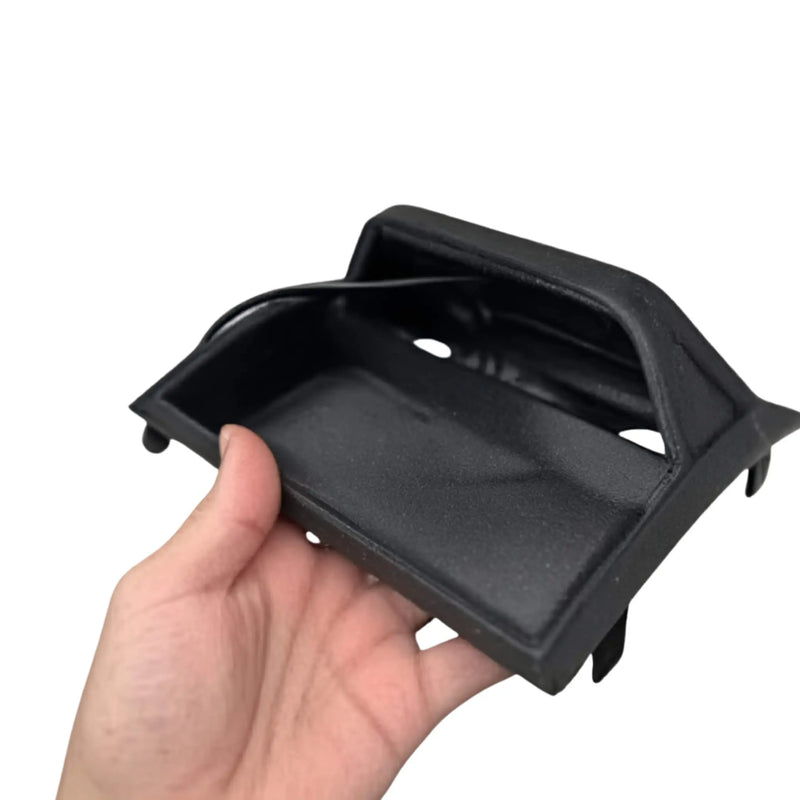 Nissan Xterra Frontier dash tray and Auxbeam mount side view — Rigid Custom Works