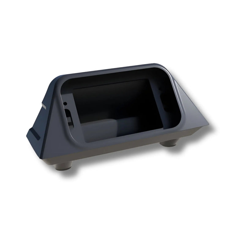 Dodge Ram Auxbeam 8-gang switch panel mount front view — Rigid Custom Works