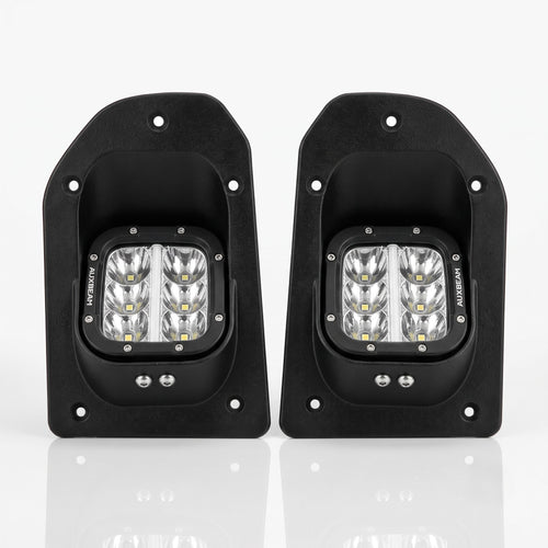 FJ Cruiser Wing Delete Brackets with Auxbeam Lights