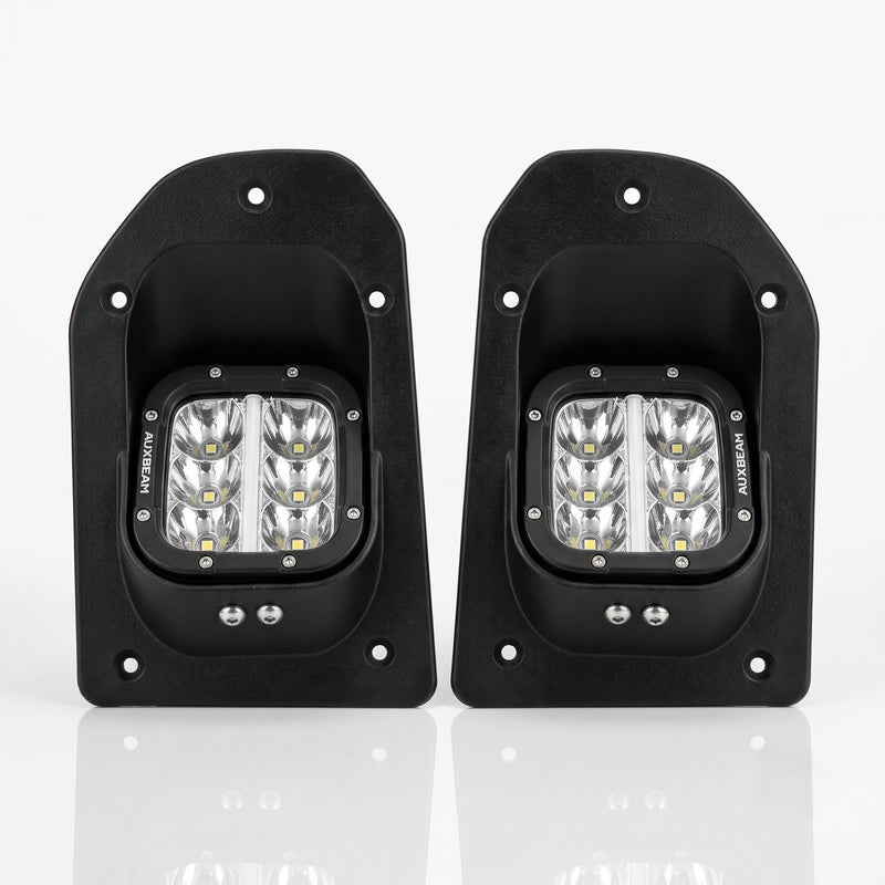 FJ Cruiser Wing Delete Brackets with Auxbeam Lights
