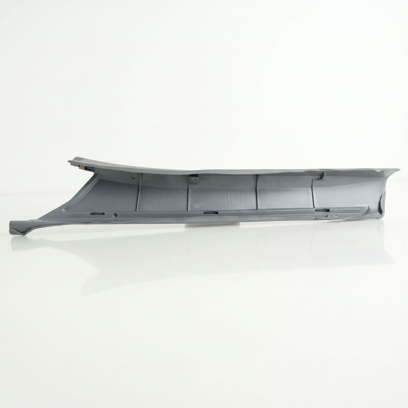 Inside of the Mercedes-Benz R129 SL A-pillar trim skeleton showing the stiffening ribs and mounting tabs