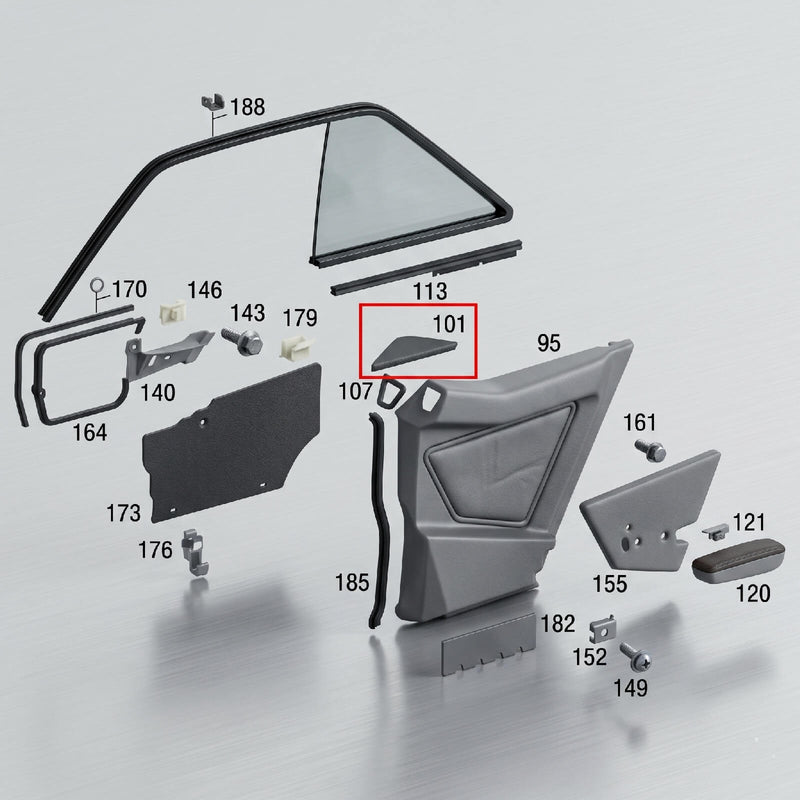 Seat Belt Presenter Cover for Mercedes W124 / C124