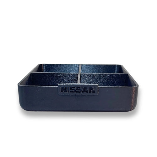 Nissan Frontier interior organizer tray side profile fit — Rigid Custom Works