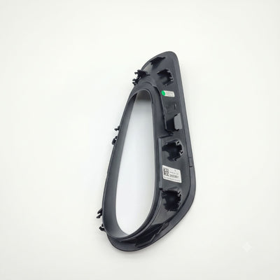 Porsche 911 992 right rear air intake duct 992853190C — rear showing OEM mounting clips and factory part label