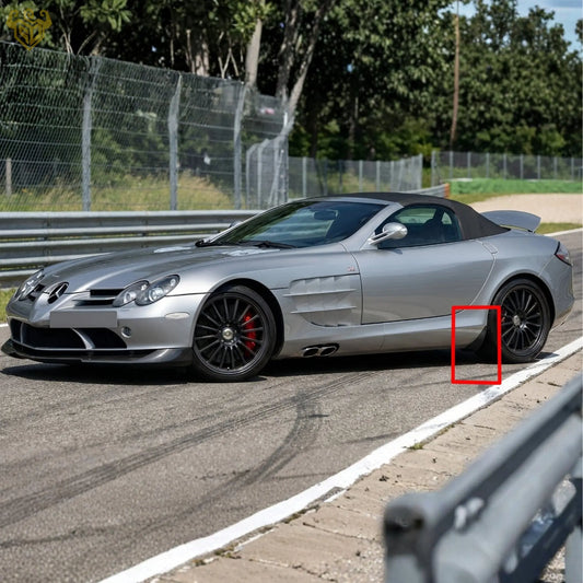 SLR McLaren 722 Aerodynamic Side Spoilers Fitment View
