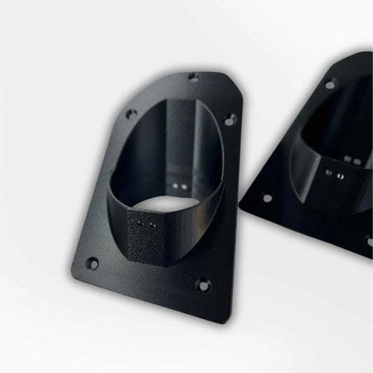 Toyota FJ Cruiser 5" Wing Delete Fog Light Brackets (Heavy-Duty ABS) Rigid Custom Works