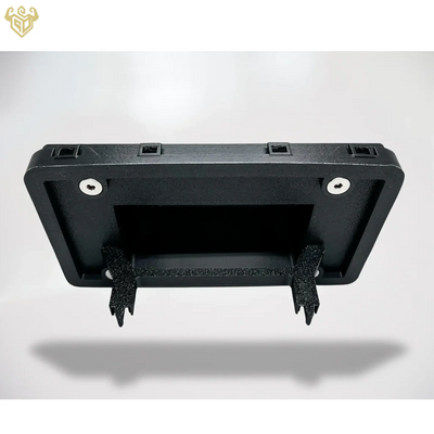 Nissan Xterra Auxbeam 8-gang overhead mount installed view — Rigid Custom Works