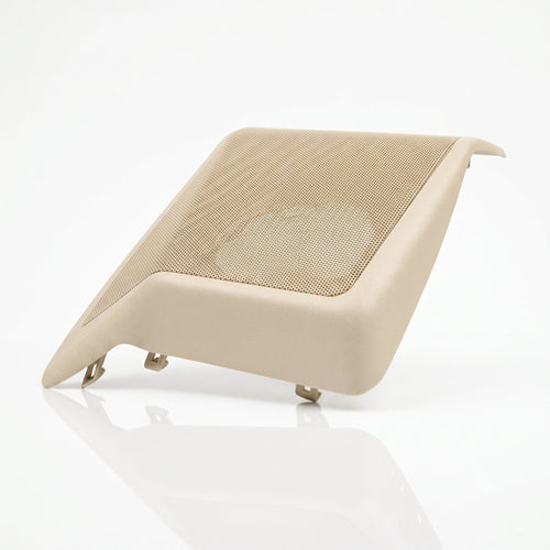 Mercedes W126 C126 rear speaker grille cover – Beige – three-quarter view