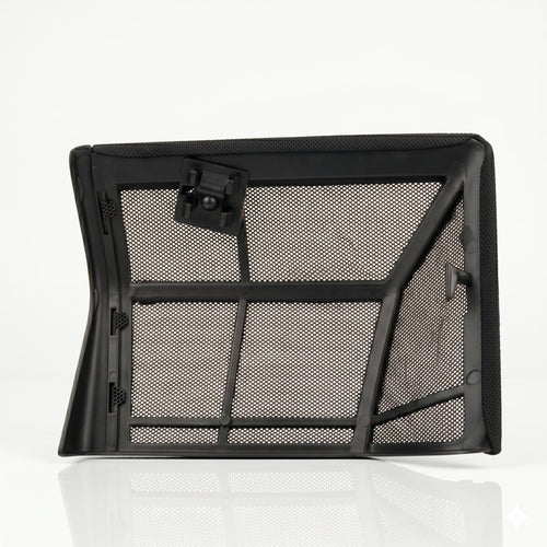 Mercedes W126 C126 rear speaker grille cover – Black – front