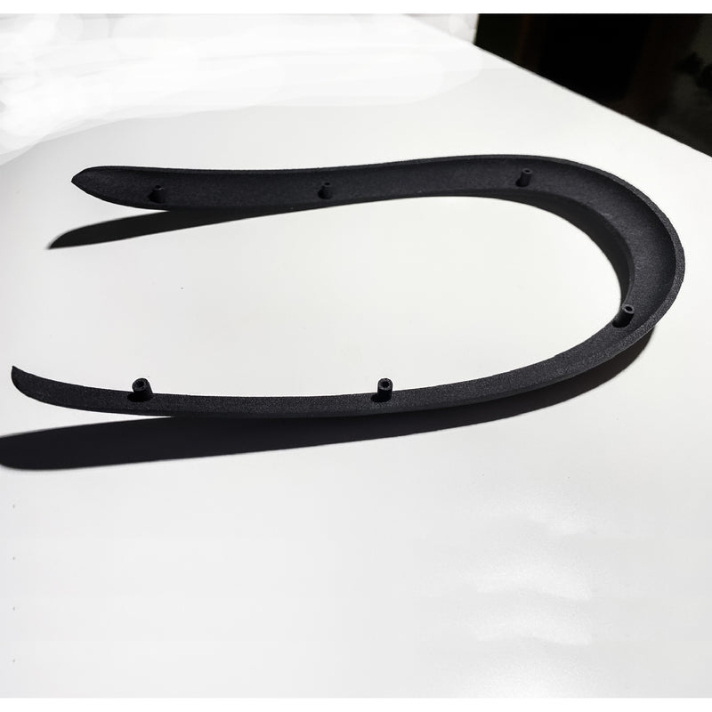 Porsche 996 986 shifter boot trim bezel - Black - installed