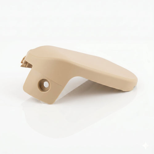 BMW E46 seat frame outer cover beige, top profile view