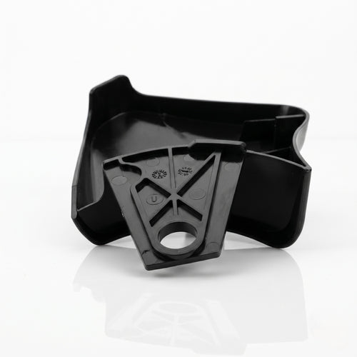 BMW E46 front seat frame outer trim cover in black, RCW reverse-engineered replacement for OEM 8255367