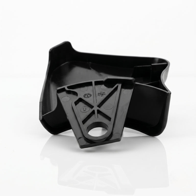 BMW E46 front seat frame outer trim cover in black, RCW reverse-engineered replacement for OEM 8255367