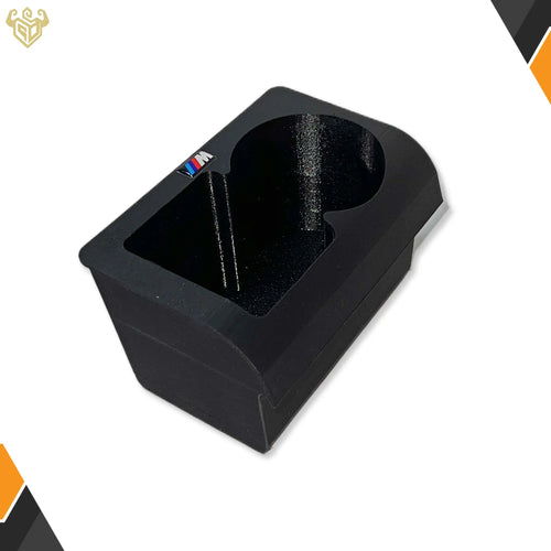 Rear seat cup holder upgrade for BMW E46 interior