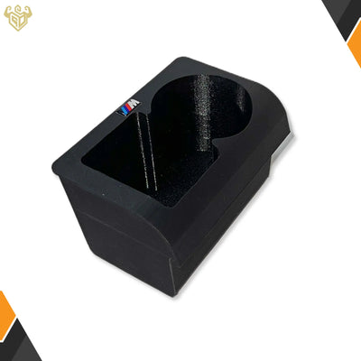 Rear seat cup holder upgrade for BMW E46 interior