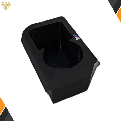 Dual cavity cup holder for BMW E46 and ER6 models