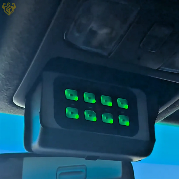 Auxbeam 8-Gang Switch Mount for Toyota 4Runner | Rigid Custom Works