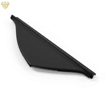 Mercedes W124 C124 seat belt presenter cover black front view A1246921122 — Rigid Custom Works