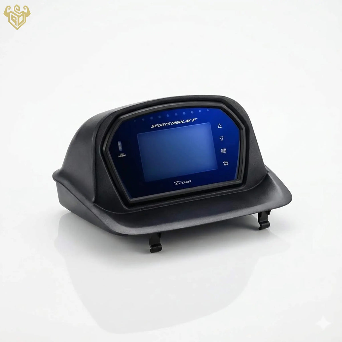 Custom ABS dash mount for Defi Sports Display F installed in Subaru WRX STI 2002-2007.