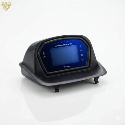 Custom ABS dash mount for Defi Sports Display F installed in Subaru WRX STI 2002-2007.