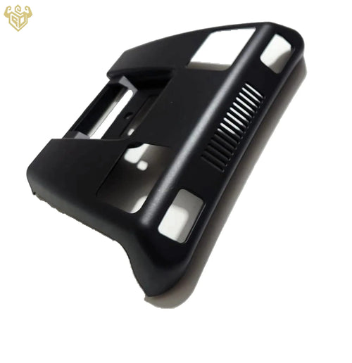 Durable matte black plastic dome light cover for the Mercedes-Benz R129 and A124 overhead console, a direct replacement for the original part