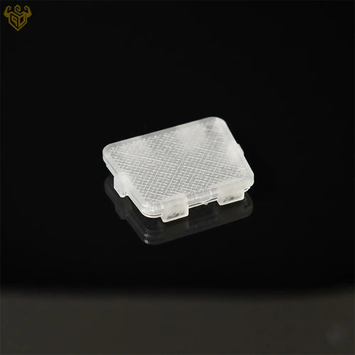 Mercedes R129 shatterproof polycarbonate dome light lens rear view — Rigid Custom Works