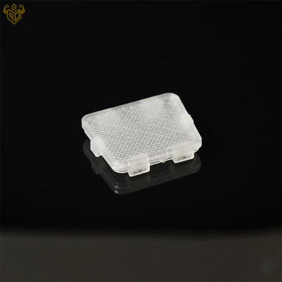 Mercedes R129 shatterproof polycarbonate dome light lens rear view — Rigid Custom Works