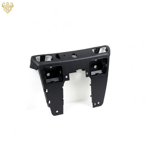 Front view of the black 3D printed Mercedes R129 interior dome light housing by Rigid Custom Works.