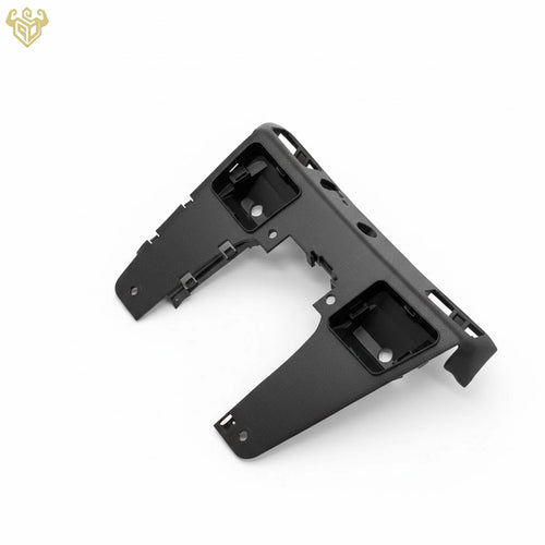 Angled perspective view of the Rigid Custom Works black dome light housing for a Mercedes-Benz SL500 model.
