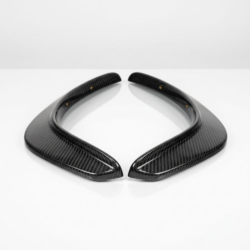 Upper carbon canards pair, left and right, for Mercedes W204 C63 AMG Black Series
