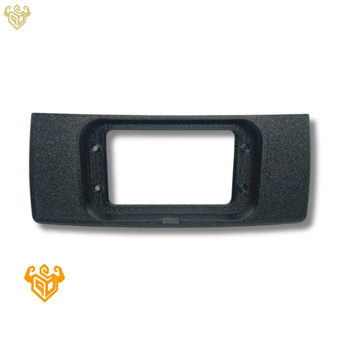 Nissan Frontier Xterra Auxbeam 8-gang switch panel mount front view — Rigid Custom Works