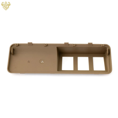 Nissan Frontier 3-switch overhead mount top view — Rigid Custom Works