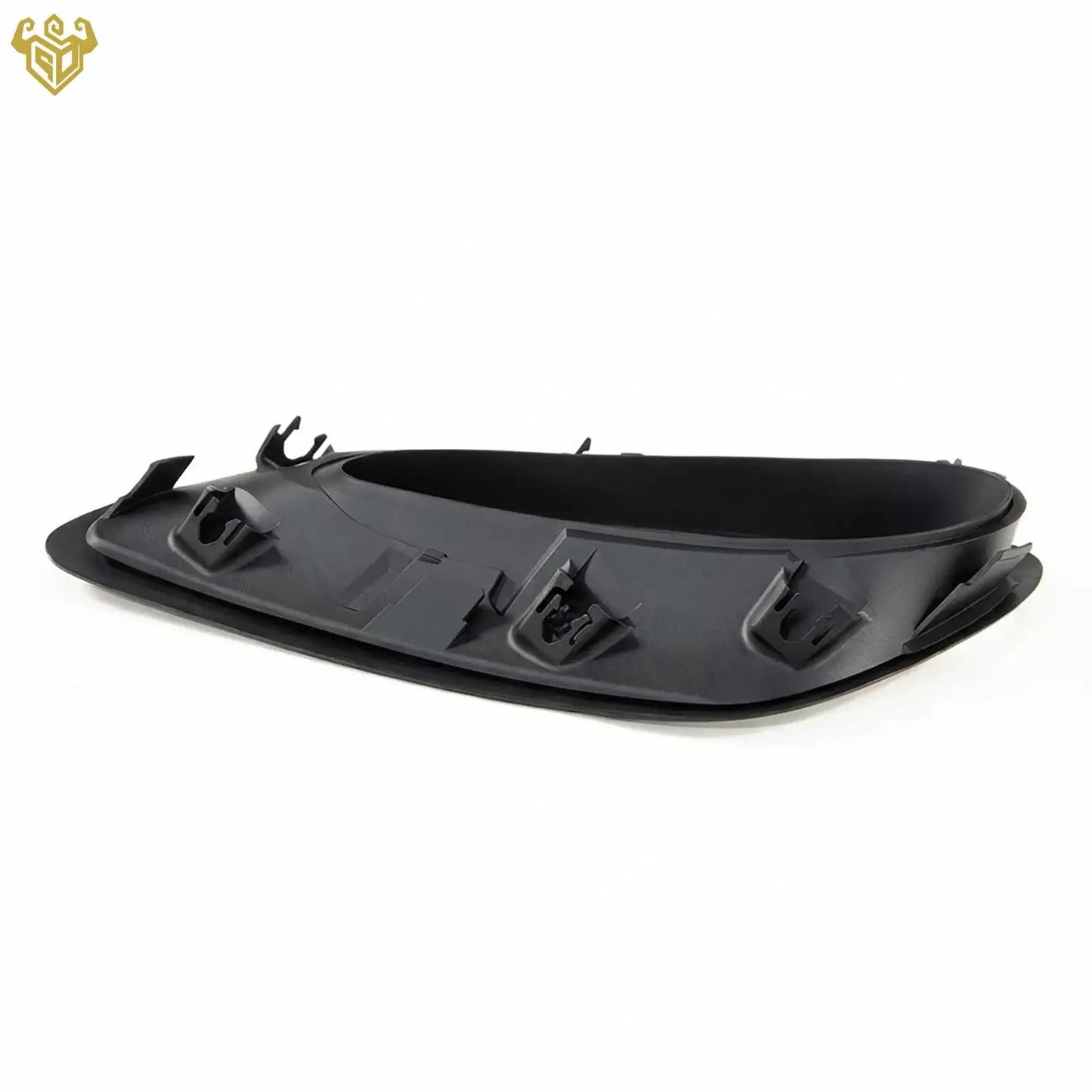 Lightweight replacement side intake covers for Porsche 911 GT3 RS in stealth matte black.