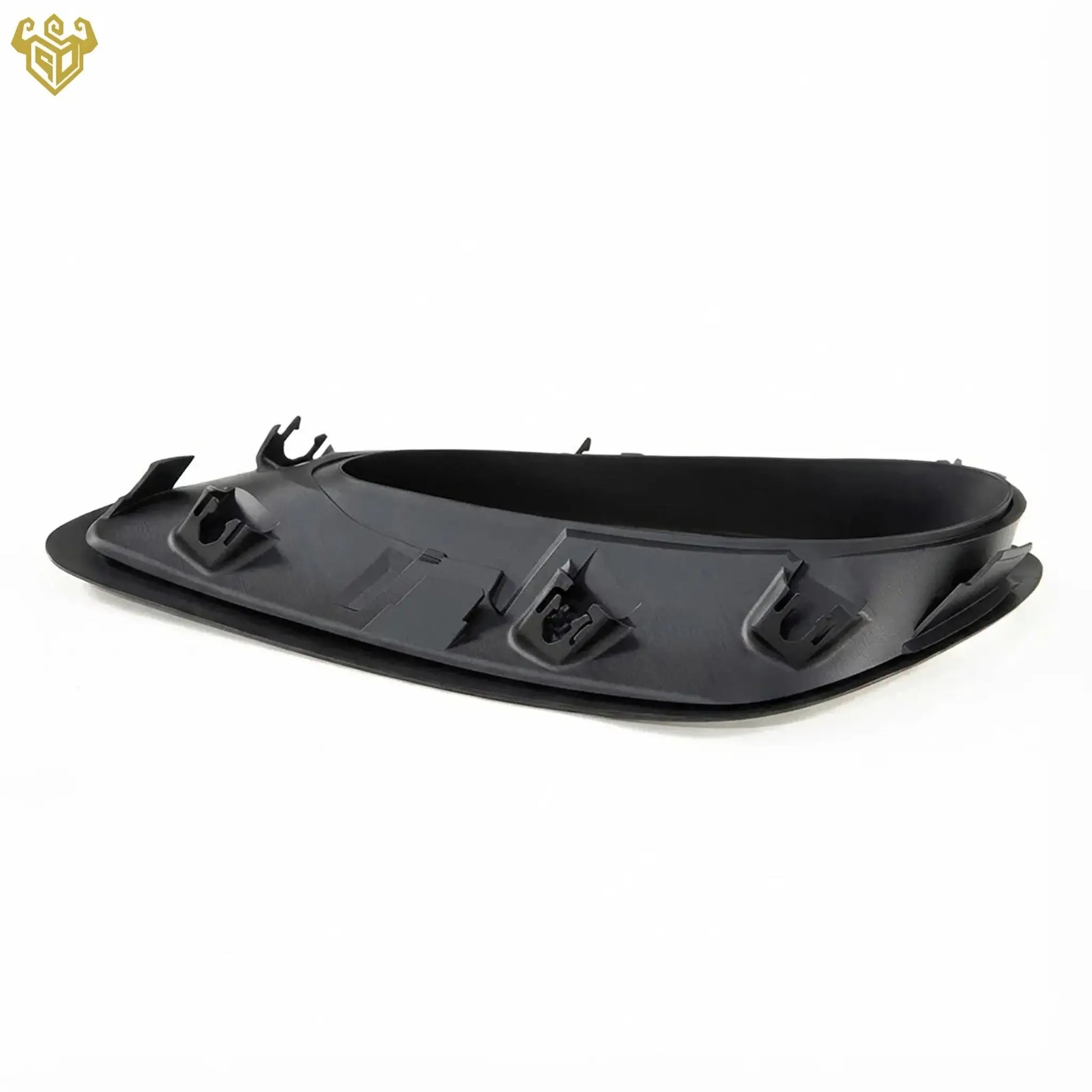 Lightweight replacement side intake covers for Porsche 911 GT3 RS in stealth matte black.