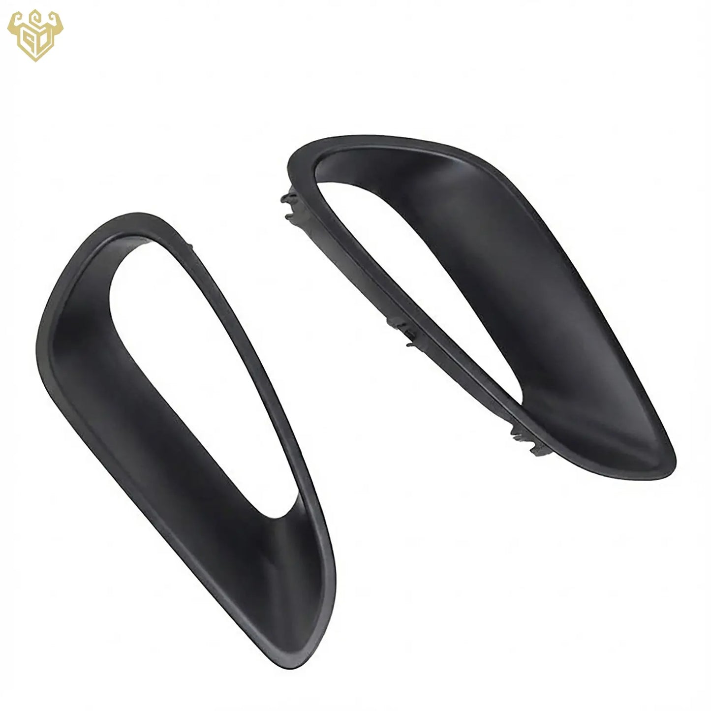 High-quality matte black exterior trim for Porsche 911 GT3 RS side air induction vents.