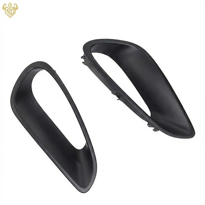 High-quality matte black exterior trim for Porsche 911 GT3 RS side air induction vents.