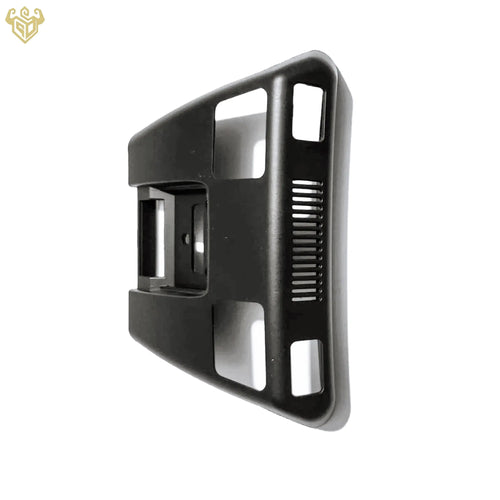 Angled profile of the overhead console dome light cover for Mercedes R129 and A124, highlighting the side contours and top ventilation slots