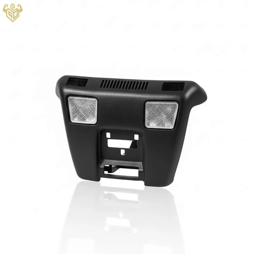 Mercedes R129 dome light lens installed in overhead console — Rigid Custom Works