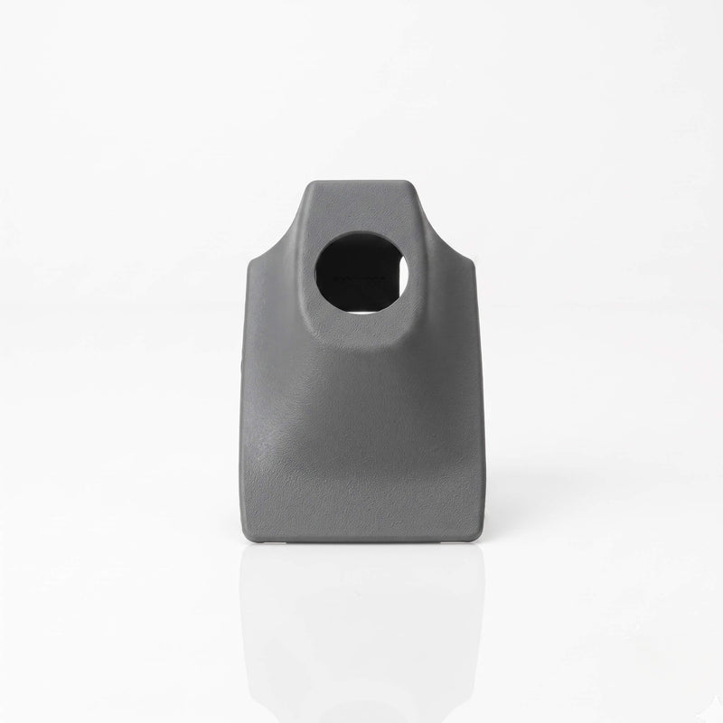 Front view of Orion Grey Mercedes R129 A124 dome light top cover with textured factory-style finish — RCW ASA-CF replacement 1298110071