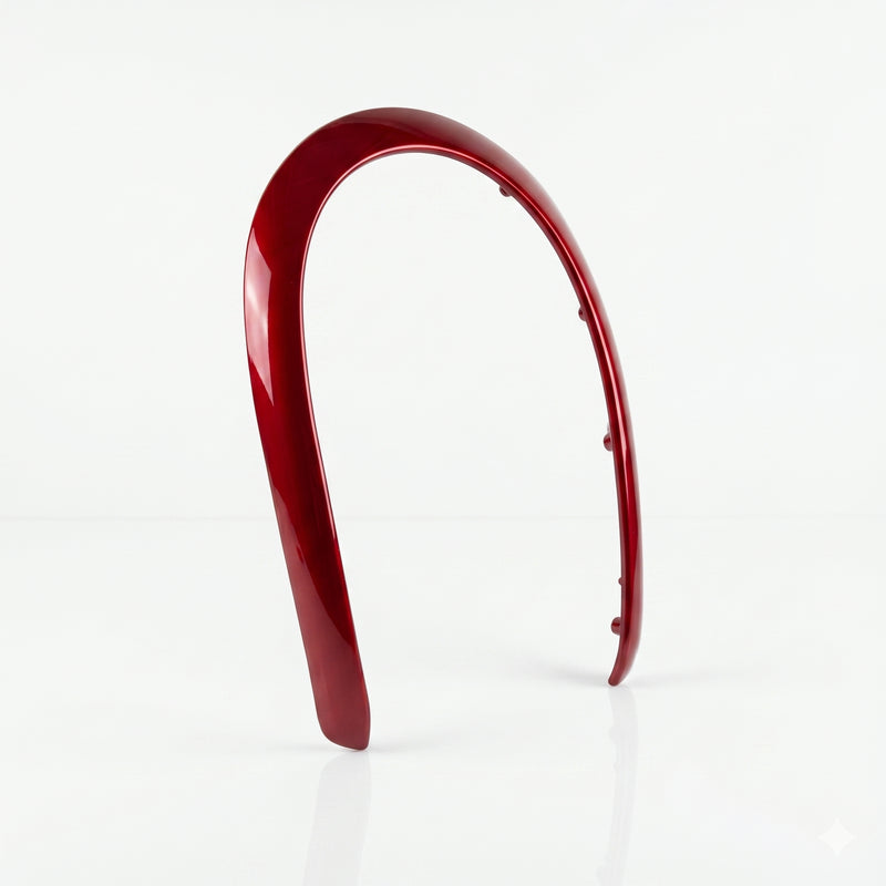 Porsche 996 986 shifter boot trim bezel - Red - detail
