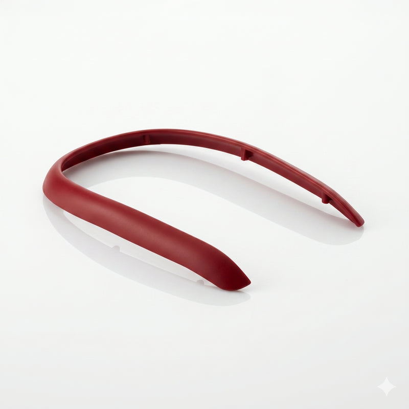 Porsche 996 986 shifter boot trim bezel - Red - detail