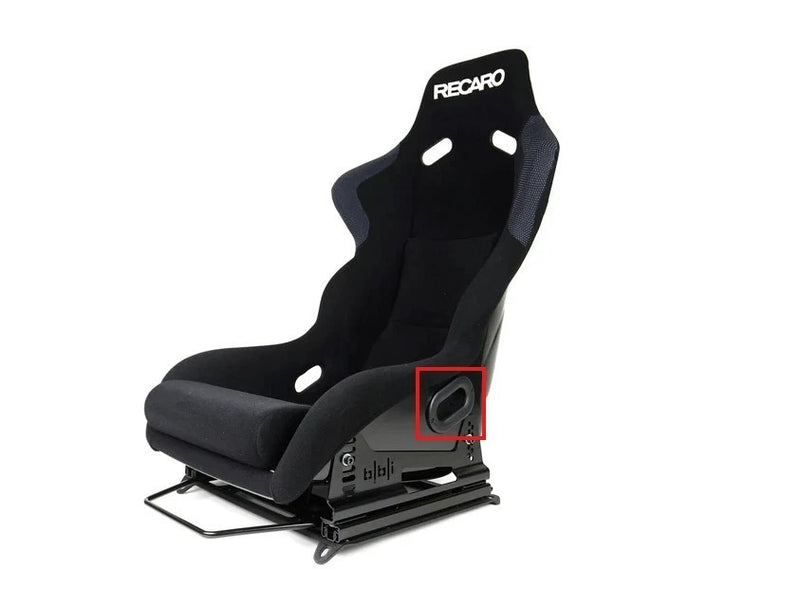 RECARO belt guide fairing set 7203493 with mounting screws - Rigid Custom Works